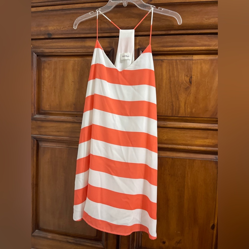 Style Rack striped beach tank dress